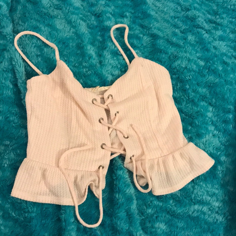 L.A hearts cropped top from PacSun